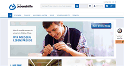 Desktop Screenshot of lebenshilfe-shop.de