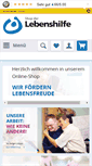 Mobile Screenshot of lebenshilfe-shop.de